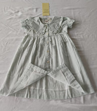 Striped Dress With Collar : SOFT BLUE : Infant : Toddler : Tween