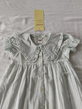 Striped Dress With Collar : SOFT BLUE : Infant : Toddler : Tween