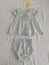 Striped Dress With Collar : SOFT BLUE : Infant : Toddler : Tween
