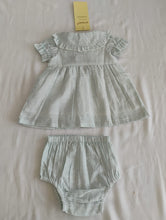 Striped Dress With Collar : SOFT BLUE : Infant : Toddler : Tween