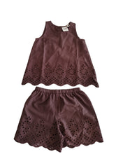 June Shorts and Top Set : BROWN : Infant : Toddler : Tween
