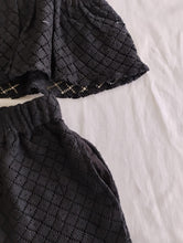 Florence Shorts and Top Set  : BLACK : Infant : Toddler : Tween