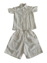 Joey Shorts and Shirt Set : Gender Neutral : OFF WHITE : Infant : Toddler : Tween