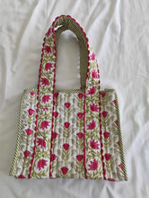 Quilted Tote Bag : RED : One Size