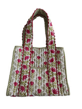 Quilted Tote Bag : RED : One Size