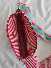 Quilted Round Sling Bag : TURQUOISE : One Size