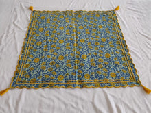 Embroidered Summer Scarf : BLUE : One Size