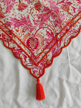 Embroidered Summer  Scarf  : WHITE : One Size