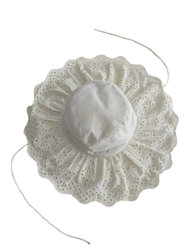 Summer Sun Hat : WHITE : Infant : Toddler : Tween