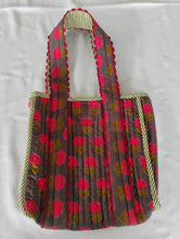 Quilted Tote Bag : RED : One Size