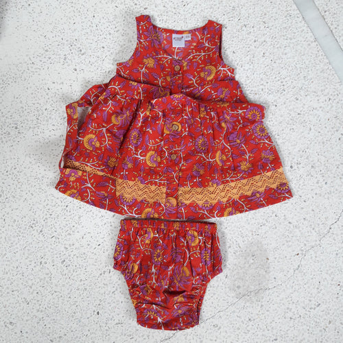 Cotton Woven Girls Dress