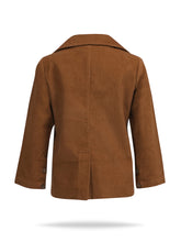 Blazer di velluto a coste grigio