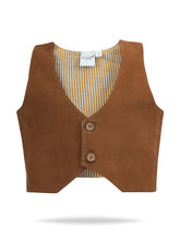 Corduroy Vest : MUSTARD : Toddler : Tween : Unisex
