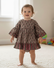 Bella Bee Dress : MOCHA : Infant : Toddler : Tween
