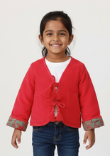 Jill Reversible Quilted Jacket : CHRISTMAS RED : Infant : Toddler : Tween