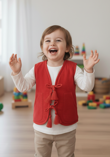 Ari Reversible Quilted Jacket : CHRISTMAS RED : Infant : Toddler : Tween