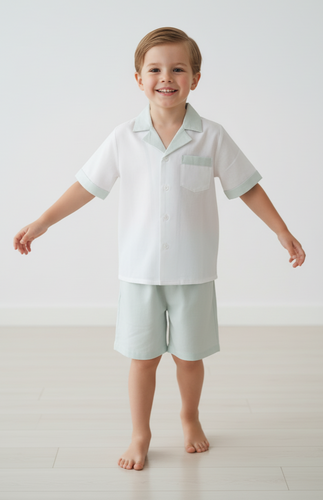 Easter Egg Hunt Shorts and Shirt Set : POWDER BLUE : Infant : Toddler : Tween&nbsp;