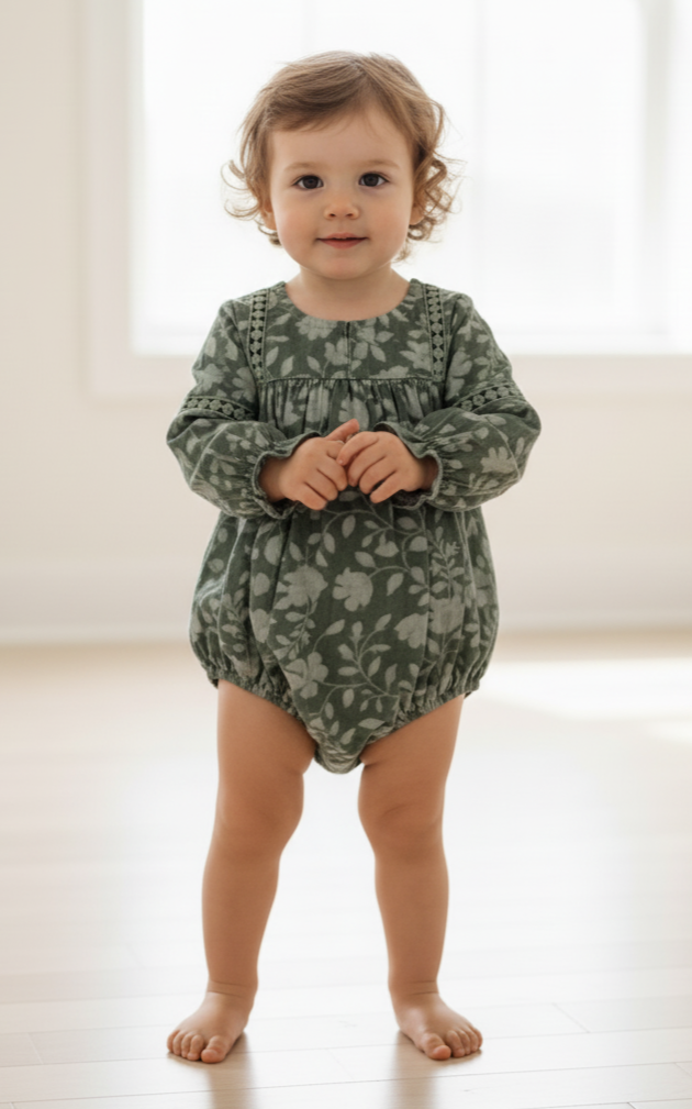 Esti Romper : SAGE : Infant