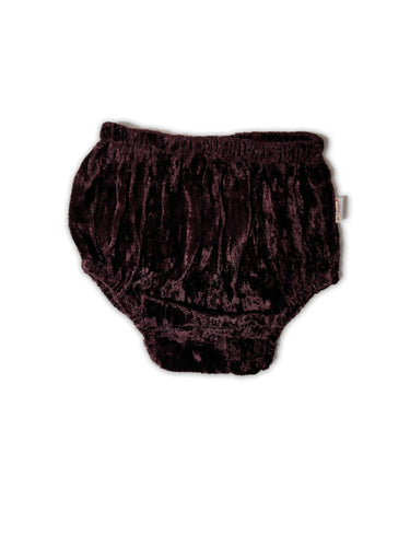 Aubergine Velvet Diaper Cover