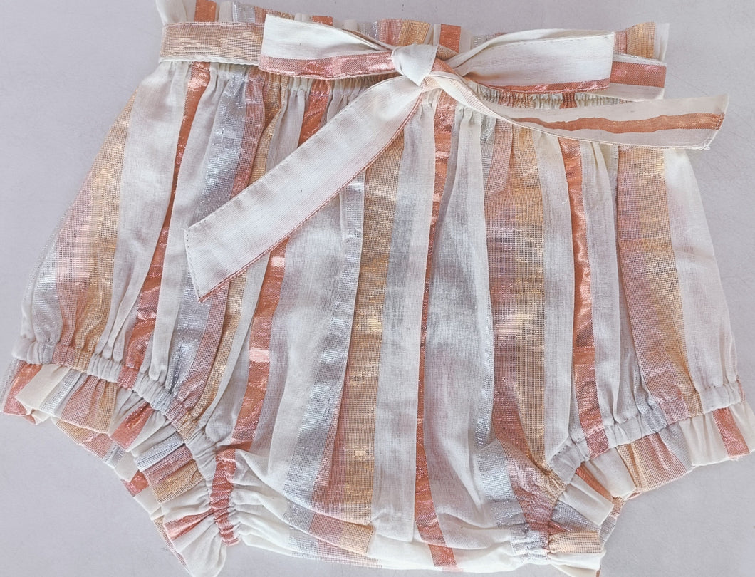 Multi-Color Lurex Shorts-Style Diaper Cover