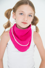 Set of 3 Pom-Pom Lace Scarf/Bib - Kids Wholesale Boutique Clothing,  - Girls Dresses, Yo Baby Wholesale - Yo Baby