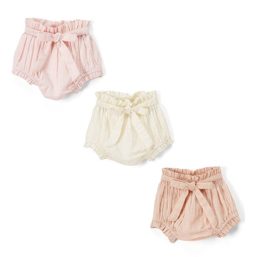 Set of 3 - Short - Style Diaper Covers with Belt