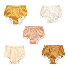 Set of 5 - Diaper Covers with Pom-Pom Lace Detail
