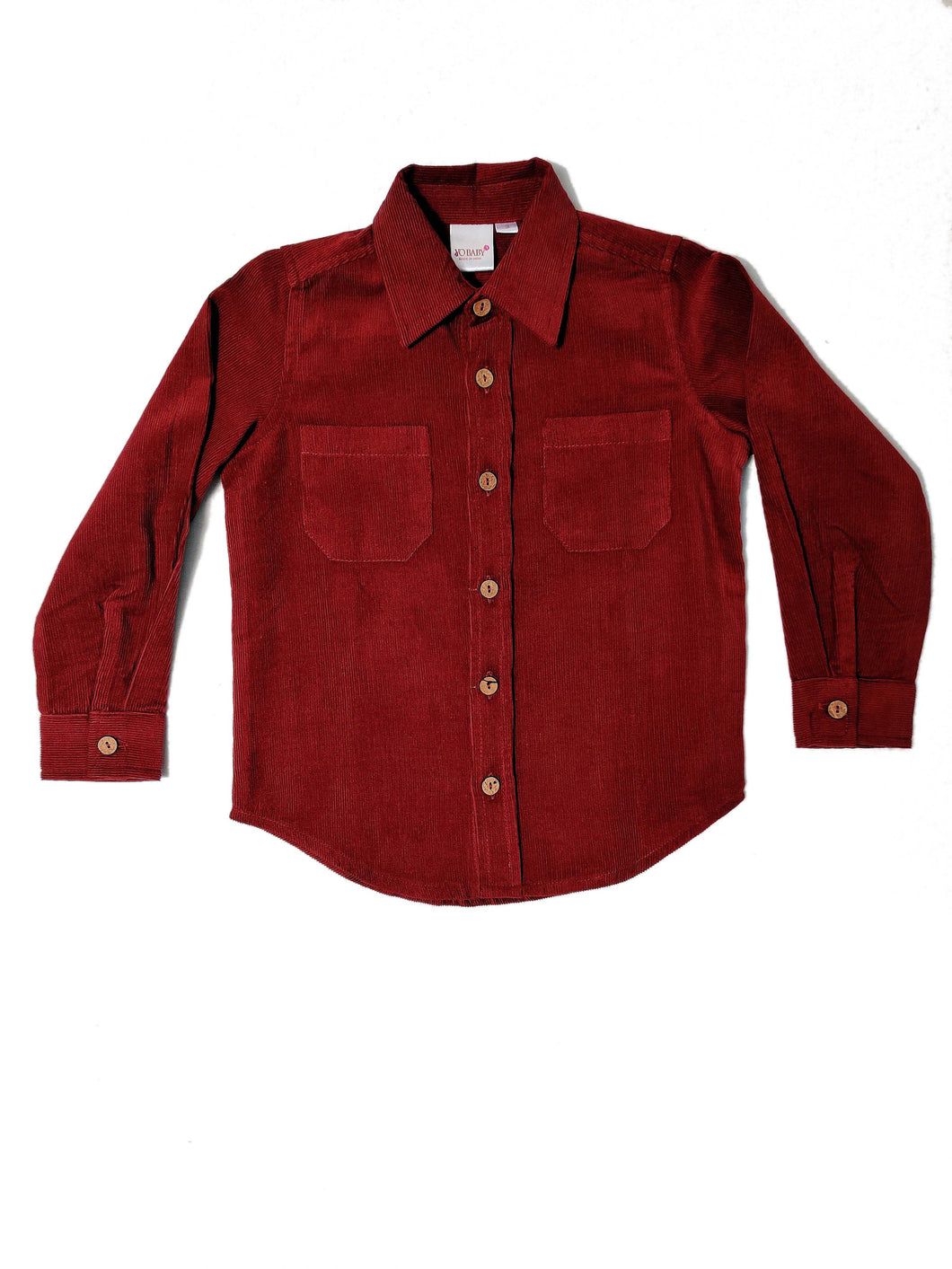 Corduroy Shirt - Deep Red