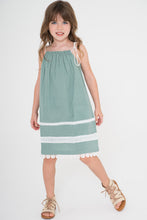 Teal Pillow-case Lace Dress - Kids Wholesale Boutique Clothing, Dress - Girls Dresses, Yo Baby Wholesale - Yo Baby