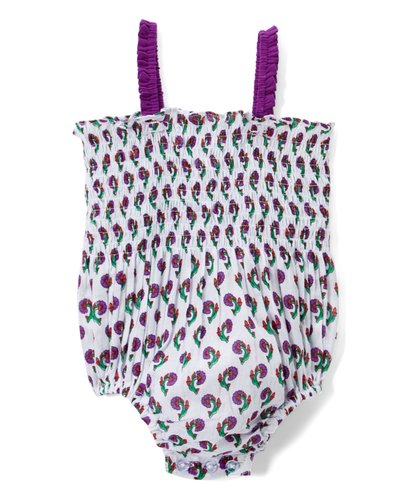 Onesie with Purple Elastic Strap Detail - Kids Wholesale Boutique Clothing, Onesie - Girls Dresses, Yo Baby Wholesale - Yo Baby