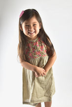 Floral & Stripes Shift Dress - Kids Wholesale Boutique Clothing, Dress - Girls Dresses, Yo Baby Wholesale - Yo Baby