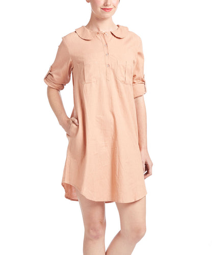 Blush Shirt Dress - Kids Wholesale Boutique Clothing, Dress - Girls Dresses, Yo Baby Wholesale - Yo Baby
