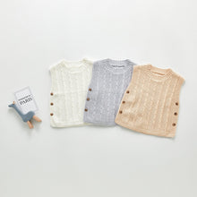 Infant Knitted Sweater Vest - Unisex
