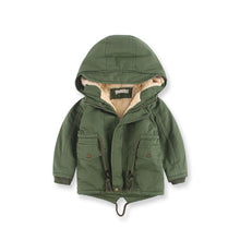 Unisex Hooded Fur-Lined Winter Parka Jacket Boys Yo Baby Wholesale 