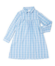 Blue Checks Shirt Dress - Kids Wholesale Boutique Clothing, Shirt-Dress - Girls Dresses, Yo Baby Wholesale - Yo Baby